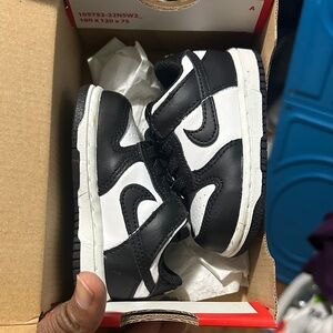 Nike Black and White Kids Sneakers